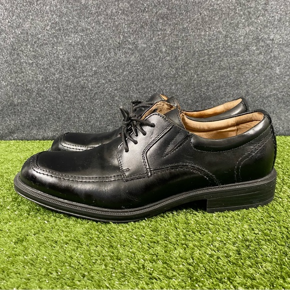 Florsheim Shoes Mens 9D Billings Split Moc Toe Oxford Black Leather 13113-001 main image 7